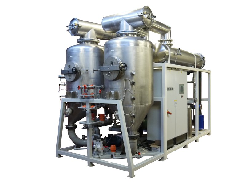Multi Effect Heat Evaporators with Forced Circulation